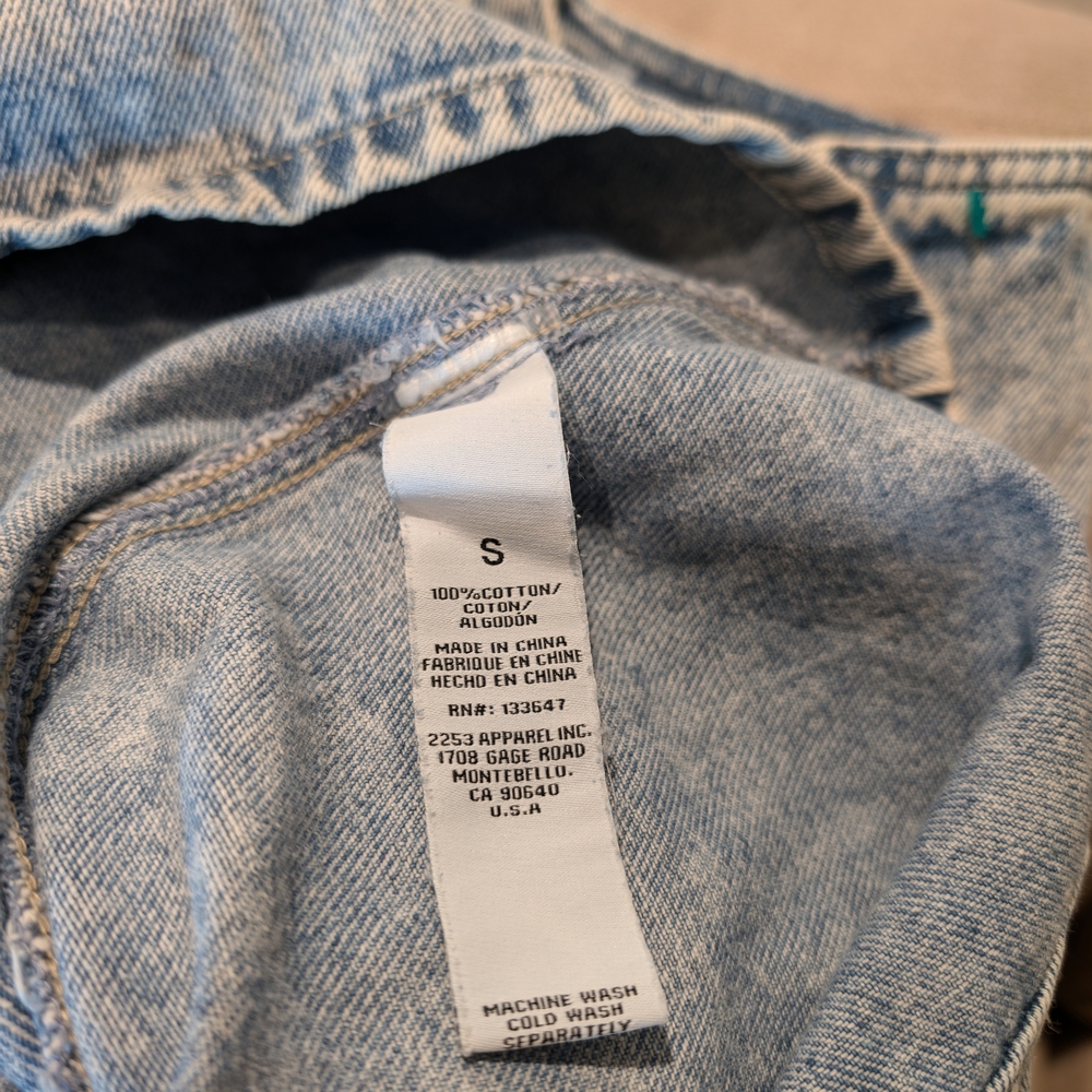 Denim Womans Overall Dress - Picture 8 of 8